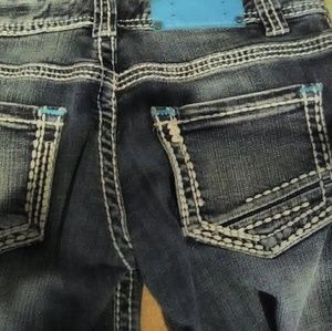 Rock and roll cowgirl boot cut jeans